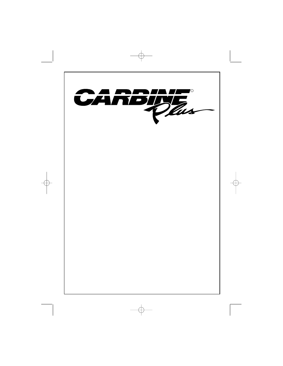 Carbine PLUS-5600 User Manual | 8 pages