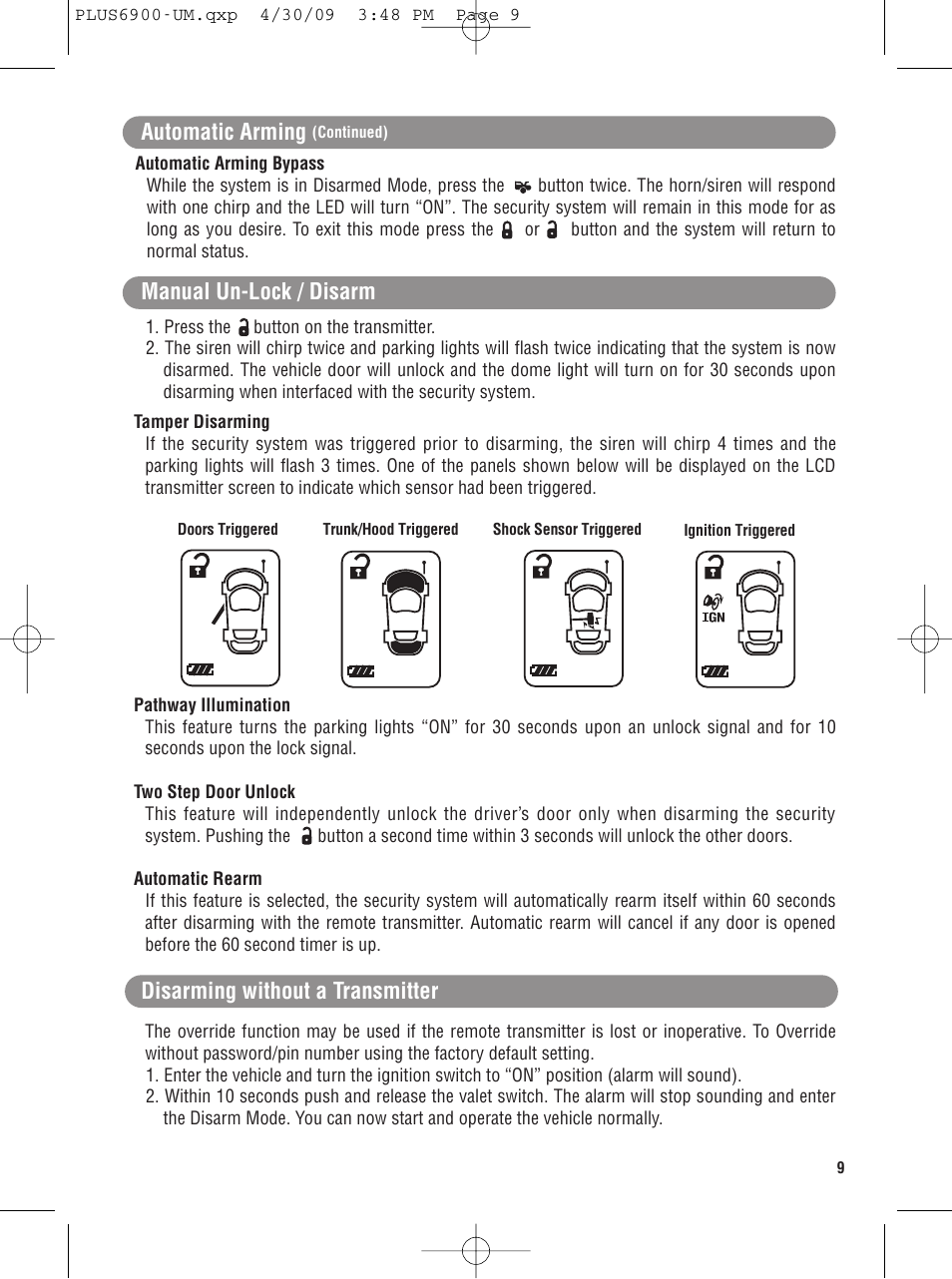 Carbine PLUS-6900 User Manual | Page 9 / 20