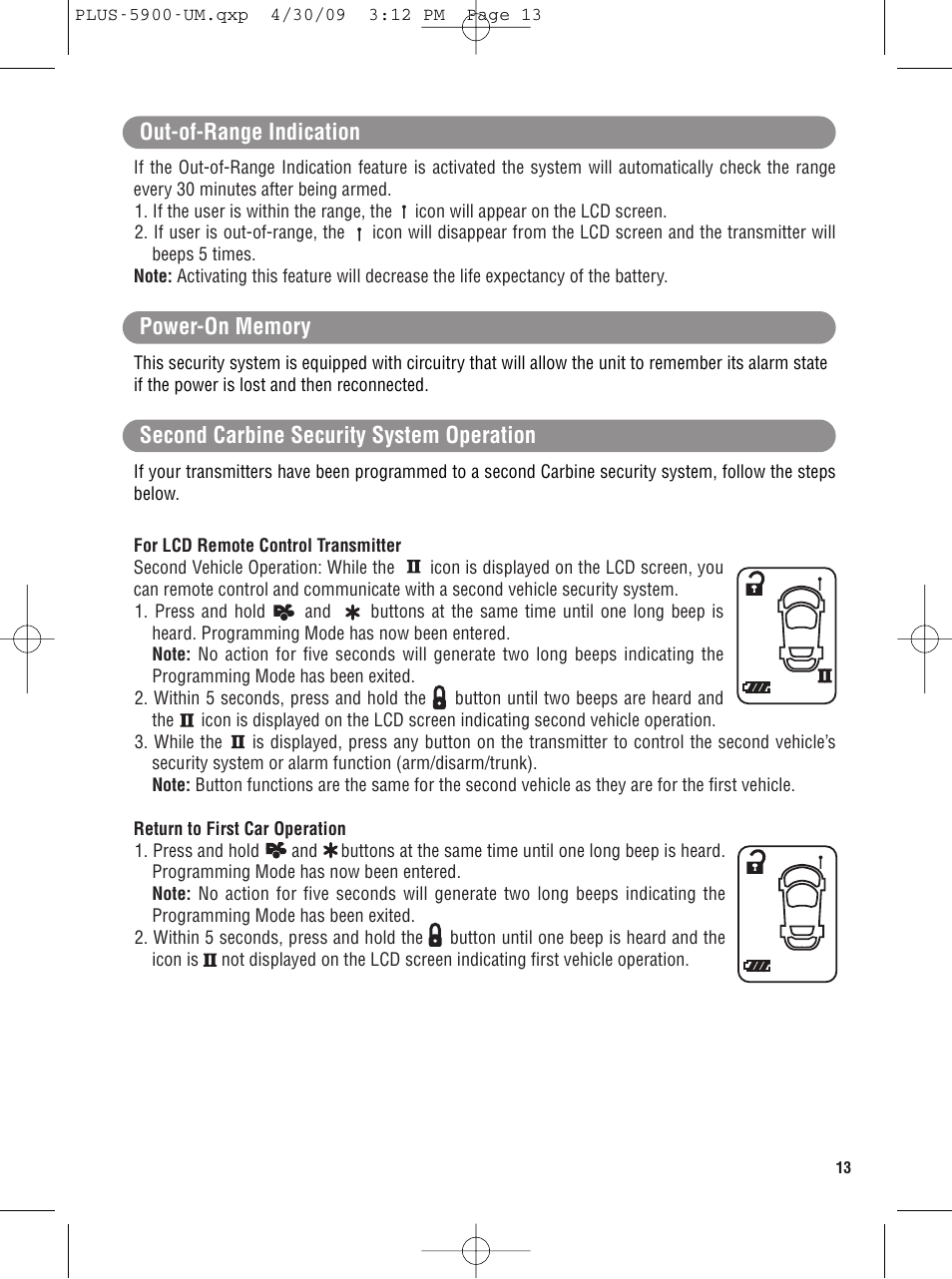 Carbine PLUS-5900 User Manual | Page 13 / 16