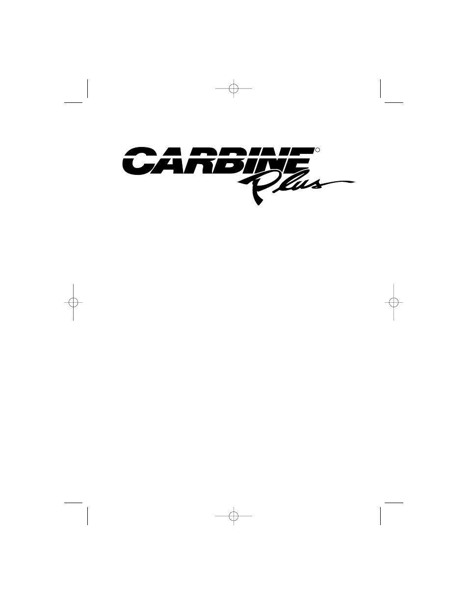 Carbine PLUS-4600 User Manual | 8 pages