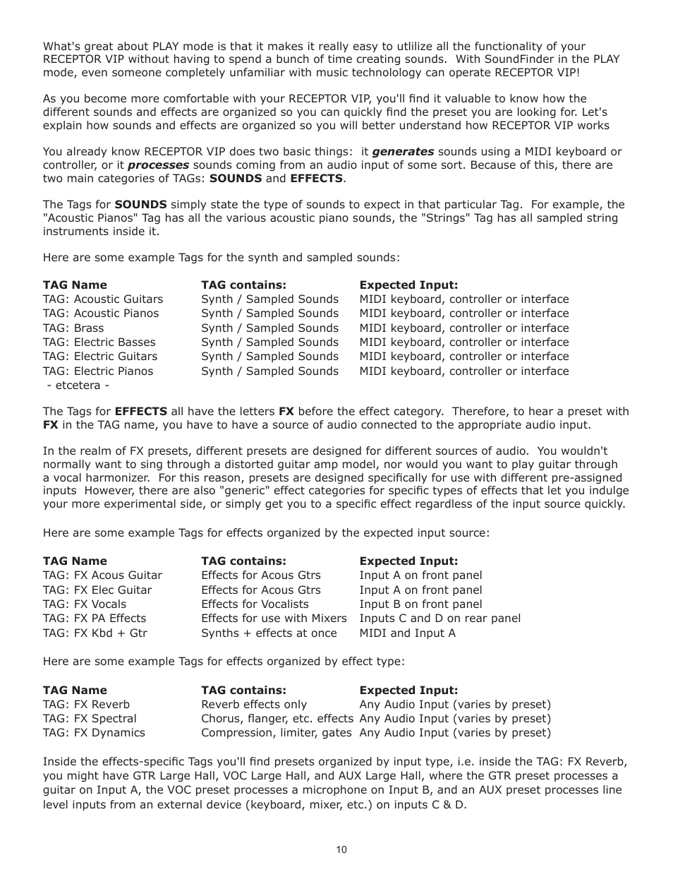 Muse Research Receptor VIP manual v1.1 User Manual | Page 10 / 35