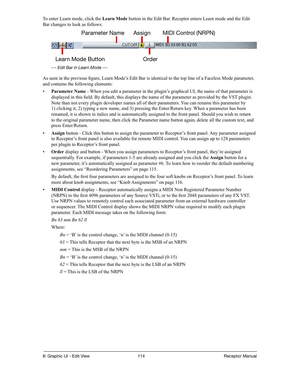 Muse Research Receptor manual v1.2 User Manual | Page 114 / 194
