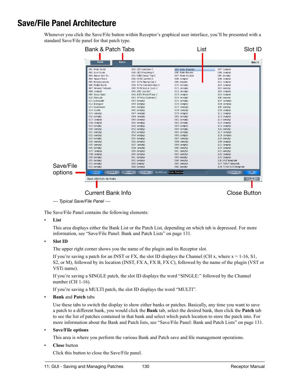 Save/file panel architecture | Muse Research Receptor manual v1.2 User Manual | Page 130 / 194