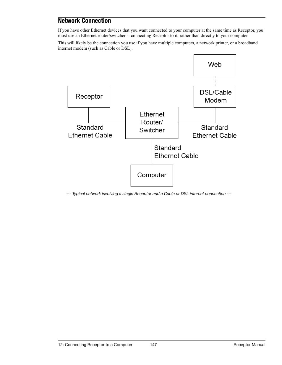 Network connection | Muse Research Receptor manual v1.2 User Manual | Page 147 / 194