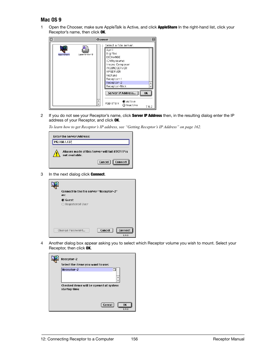 Mac os 9 | Muse Research Receptor manual v1.2 User Manual | Page 156 / 194
