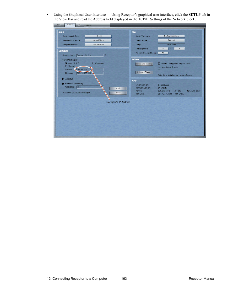 Muse Research Receptor manual v1.2 User Manual | Page 163 / 194