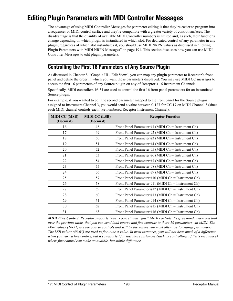 Muse Research Receptor manual v1.2 User Manual | Page 193 / 194