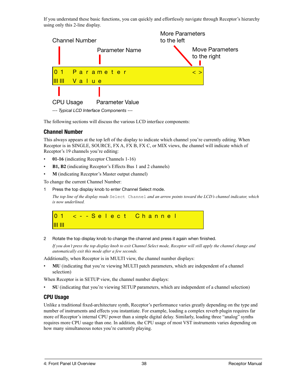 Muse Research Receptor manual v1.2 User Manual | Page 38 / 194