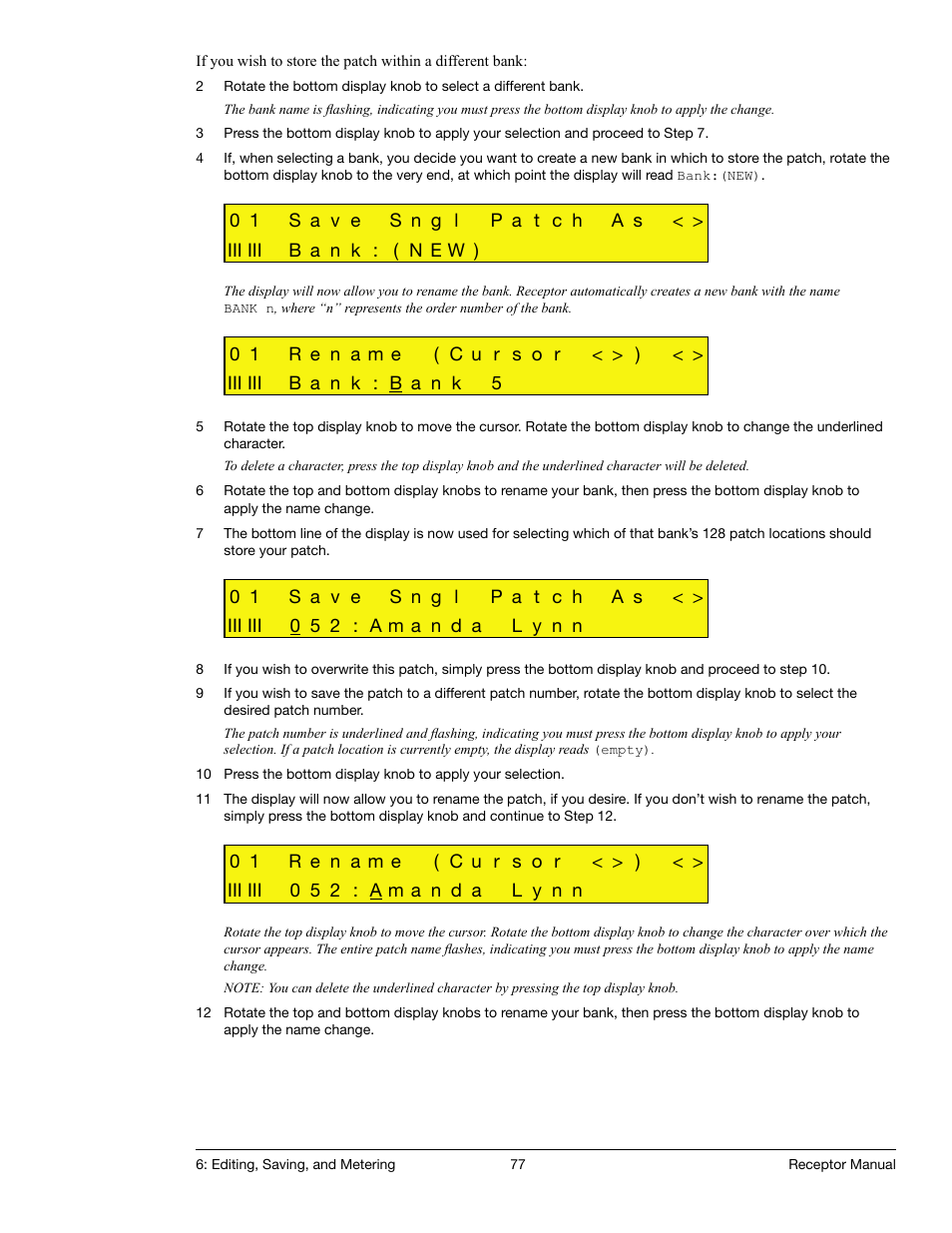 Muse Research Receptor manual v1.2 User Manual | Page 77 / 194