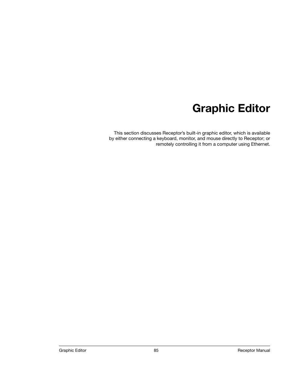 Graphic editor, Graphic editor 85 | Muse Research Receptor manual v1.2 User Manual | Page 85 / 194