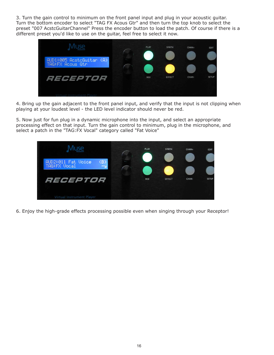 Muse Research Receptor V2.0.1 Software Update Manual User Manual | Page 16 / 46