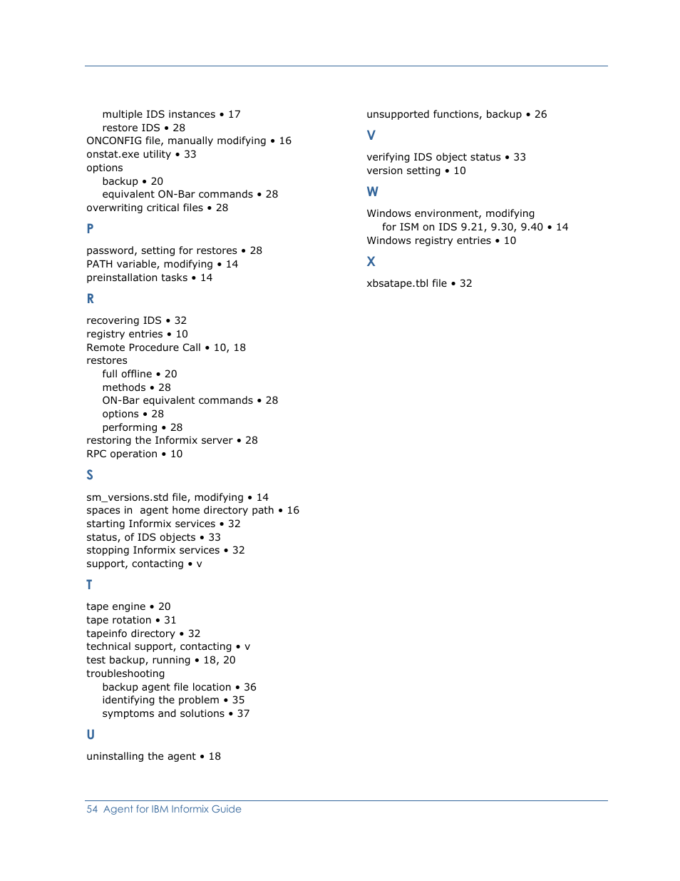 CA Technologies Agent for IBM R12.5 User Manual | Page 54 / 54