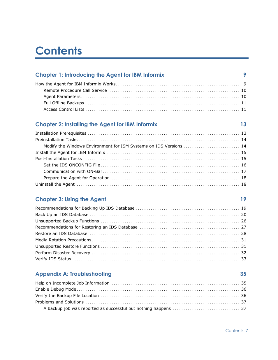 CA Technologies Agent for IBM R12.5 User Manual | Page 7 / 54