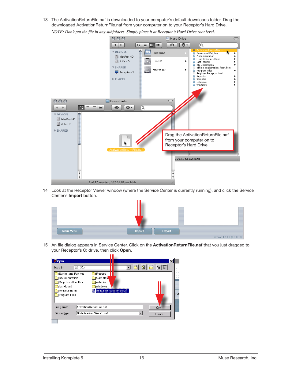 Muse Research Direct Install - Installing Komplete 5 User Manual | Page 16 / 32