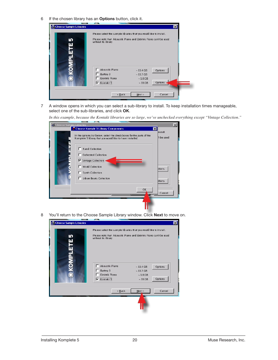 Muse Research Direct Install - Installing Komplete 5 User Manual | Page 20 / 32