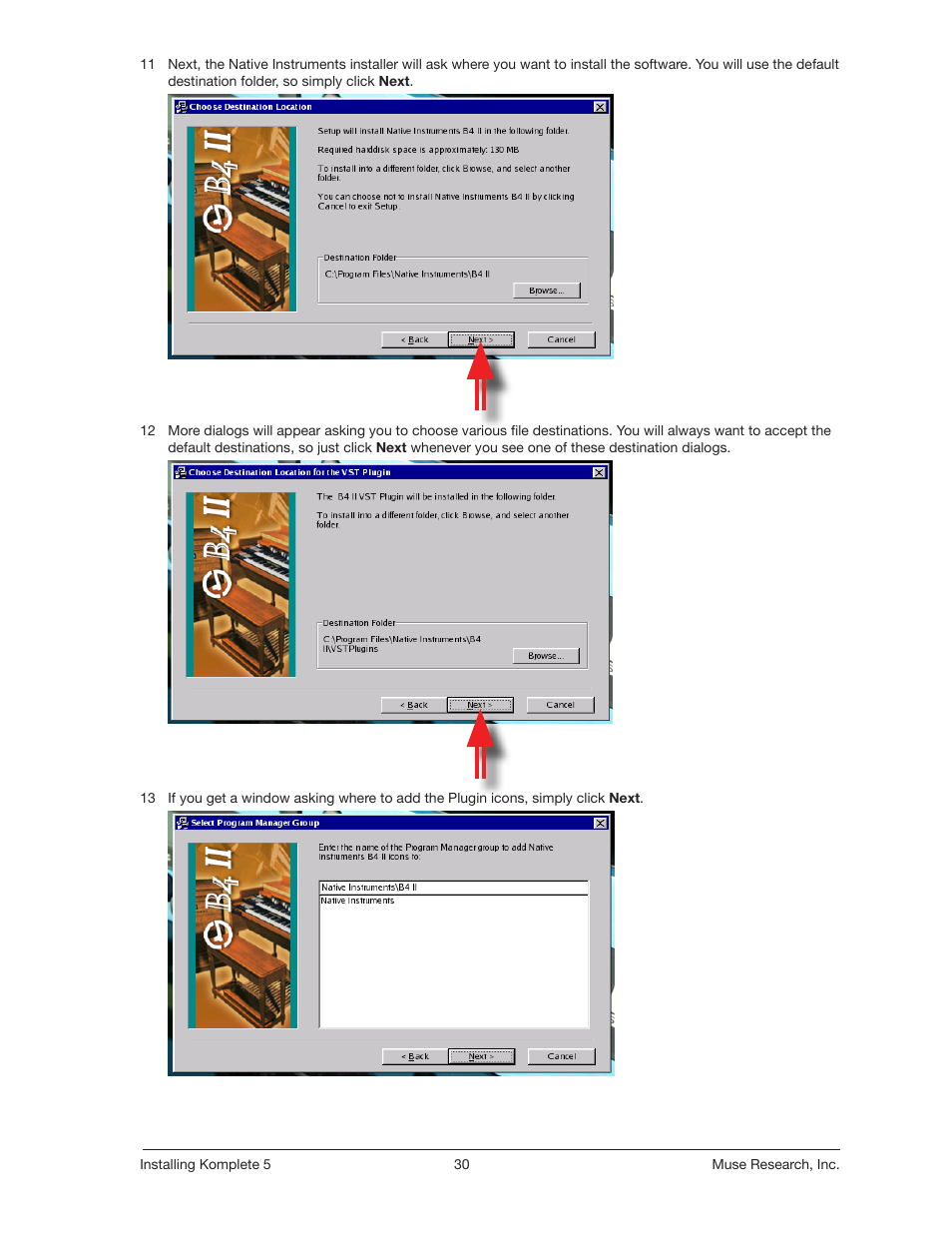 Muse Research Direct Install - Installing Komplete 5 User Manual | Page 30 / 32