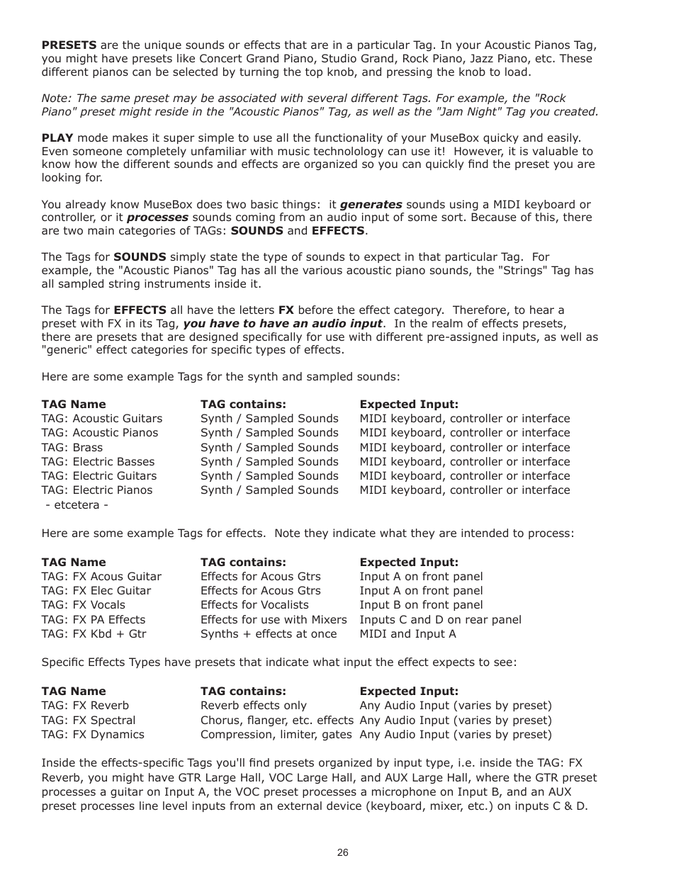 Muse Research Musebox manual v1.0 User Manual | Page 26 / 52