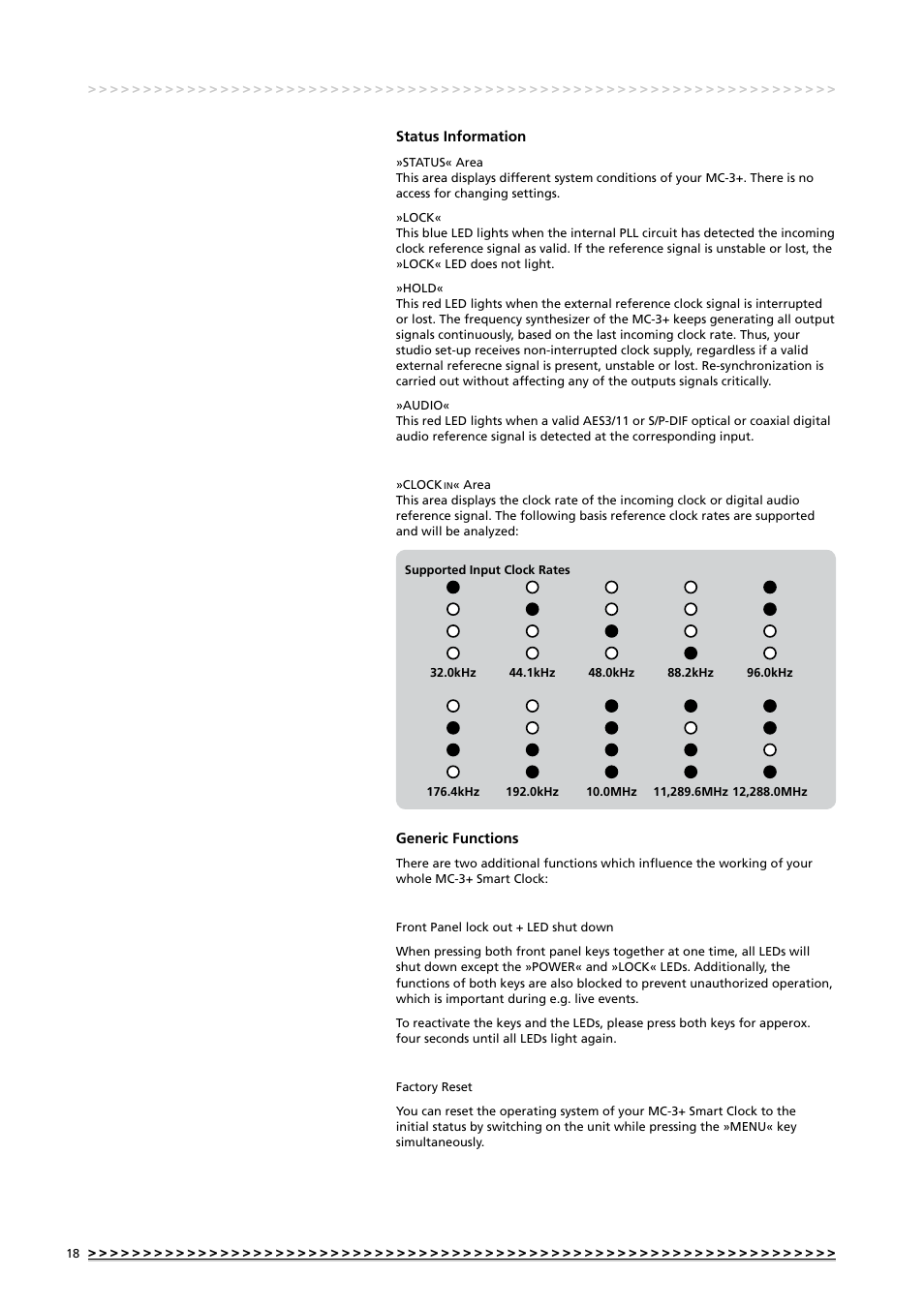 MUTEC MC-3+ Smart Clock User Manual | Page 18 / 22