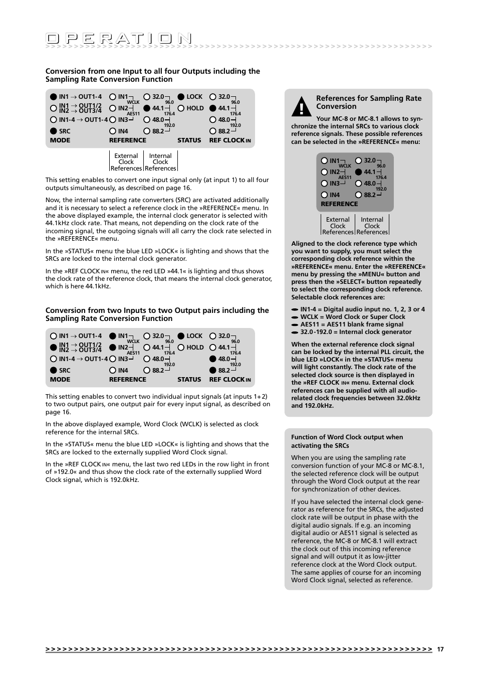 O p e rat i o n | MUTEC MC-8.1 User Manual | Page 17 / 22
