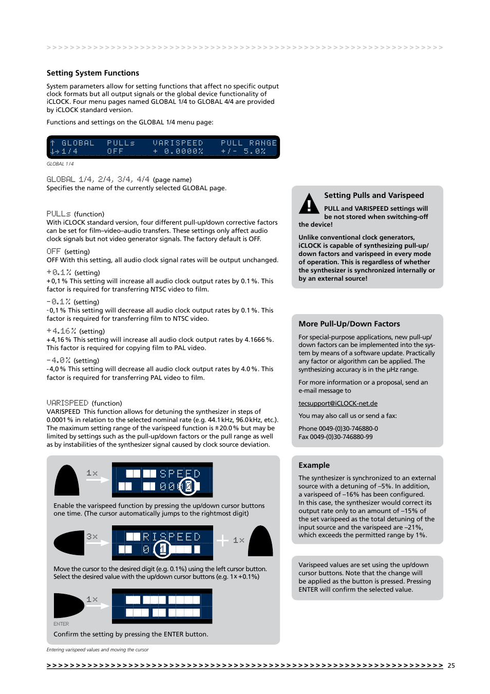 MUTEC iClock User Manual | Page 25 / 42