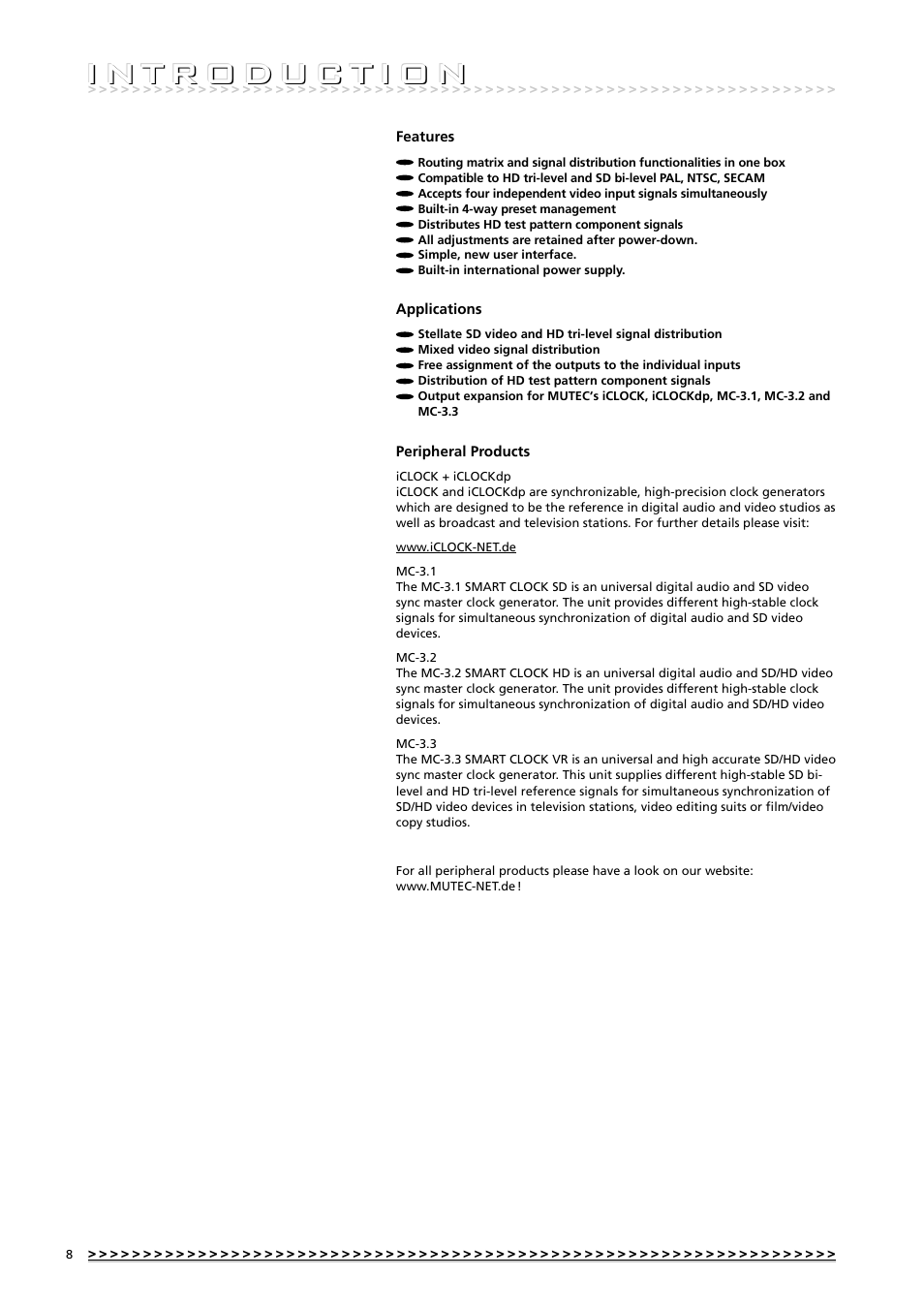 MUTEC MC-5 User Manual | Page 8 / 18