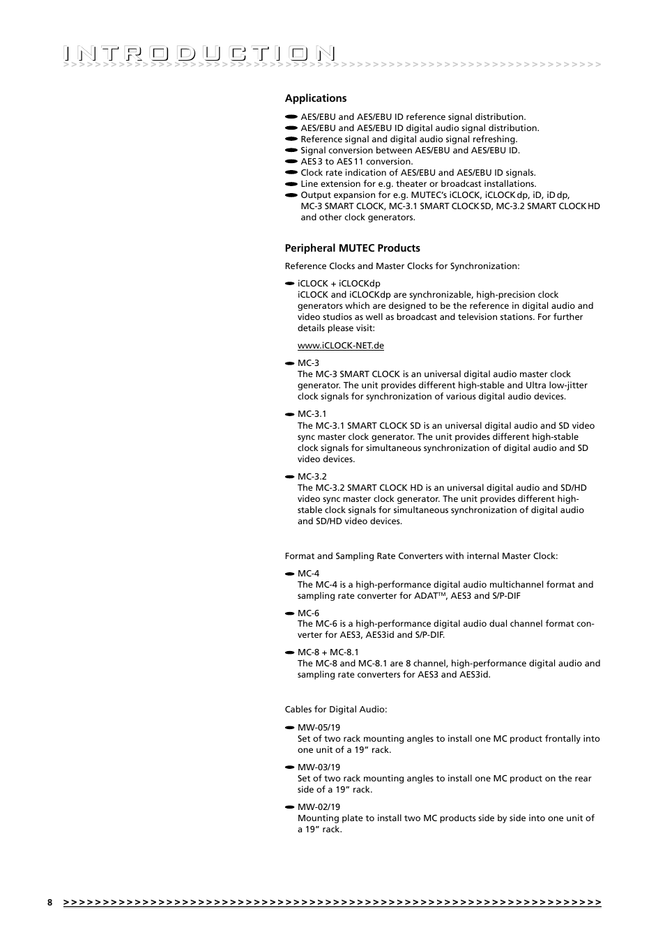 MUTEC MC-2 User Manual | Page 8 / 20