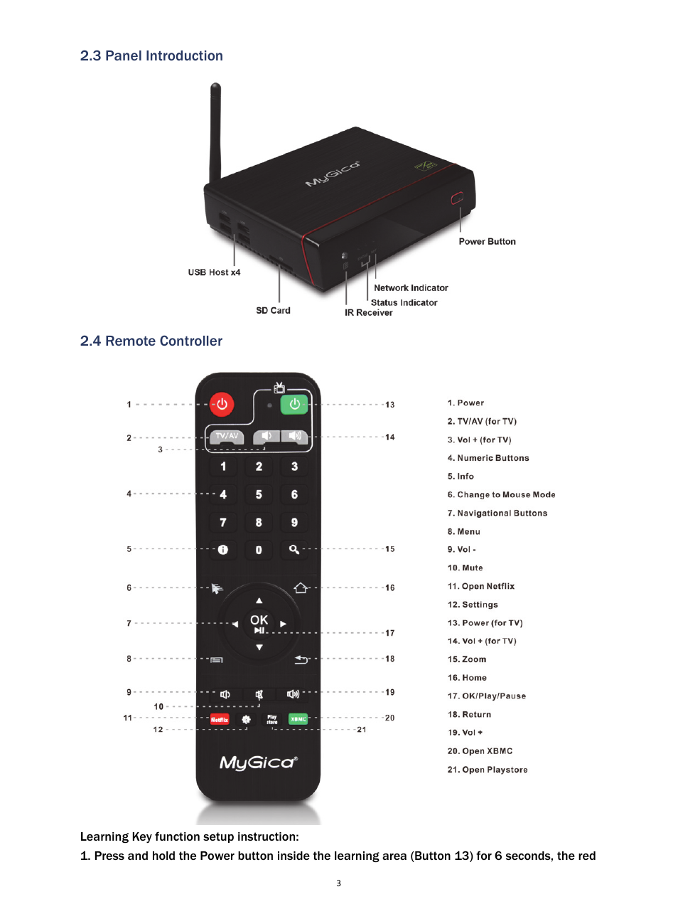 MyGica ATV1200 User Manual | Page 5 / 24