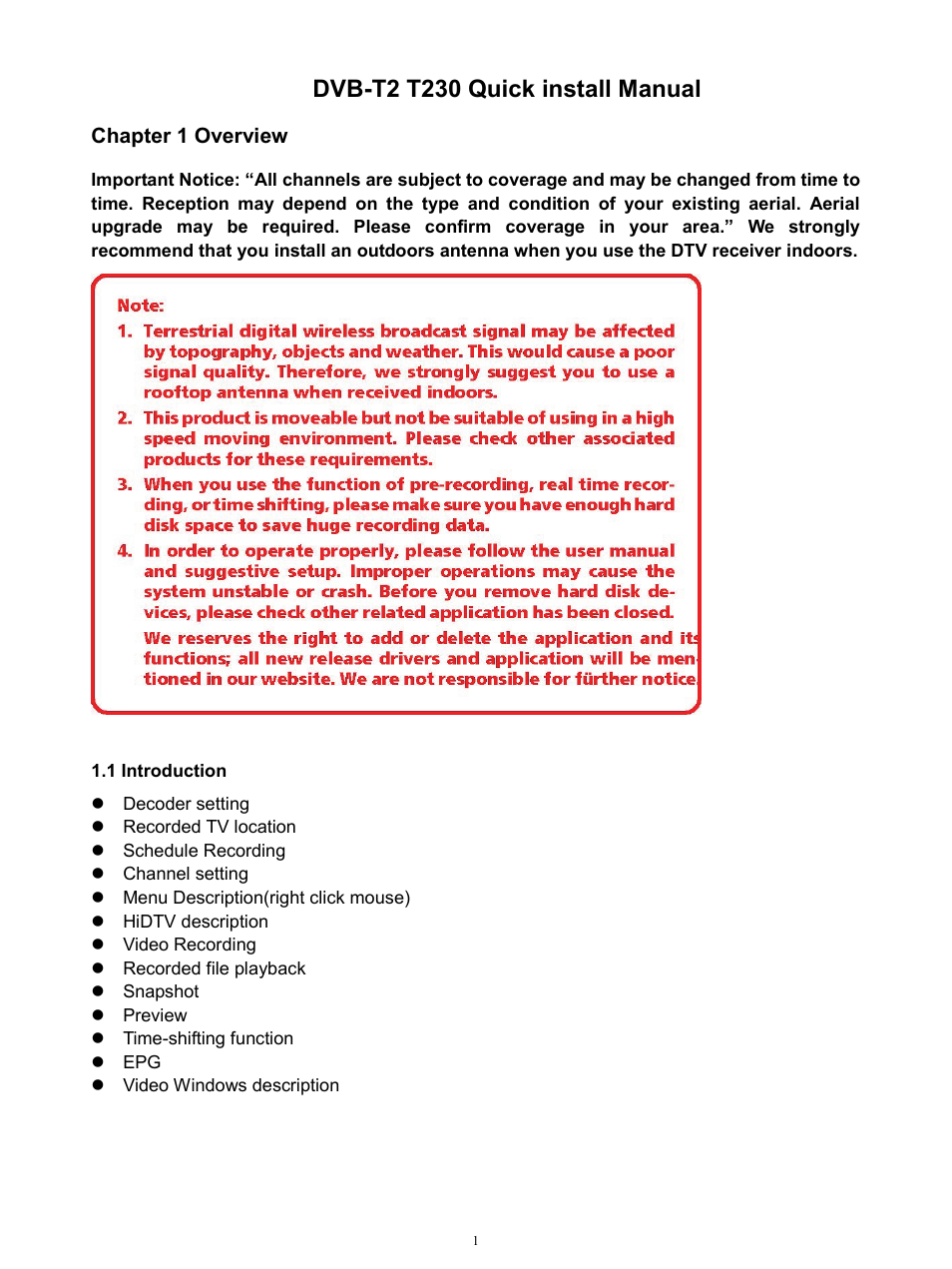 MyGica T230 User Manual | 6 pages
