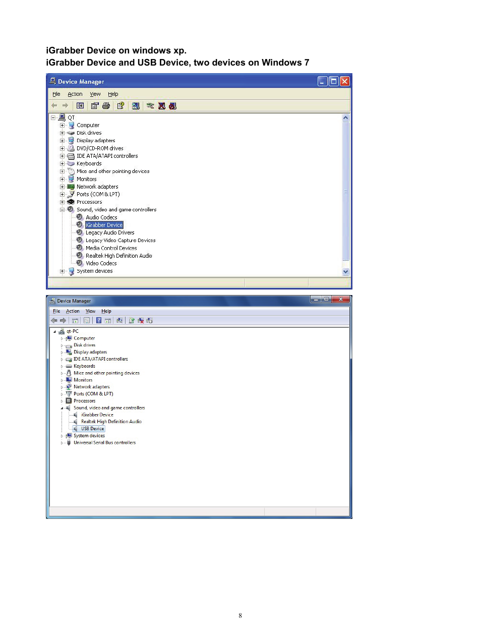 MyGica iGrrabber Nano User Manual | Page 8 / 12