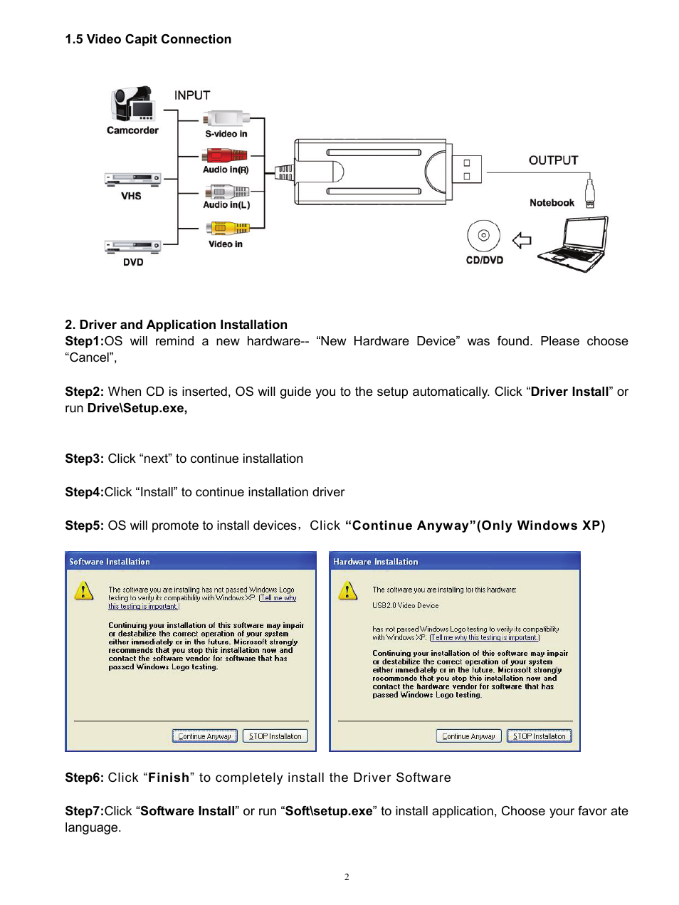 MyGica Capit User Manual | Page 2 / 8