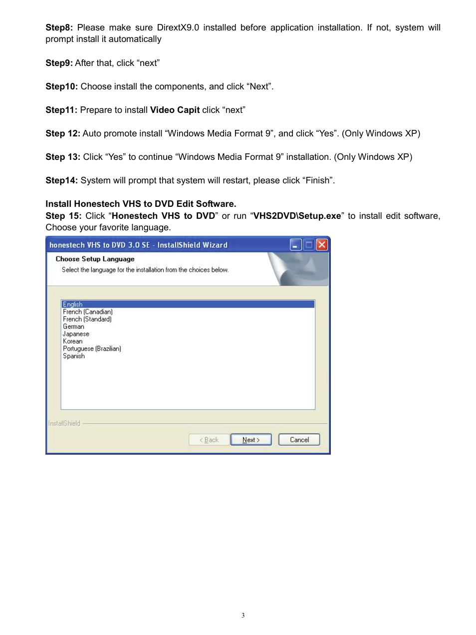 MyGica Capit User Manual | Page 3 / 8