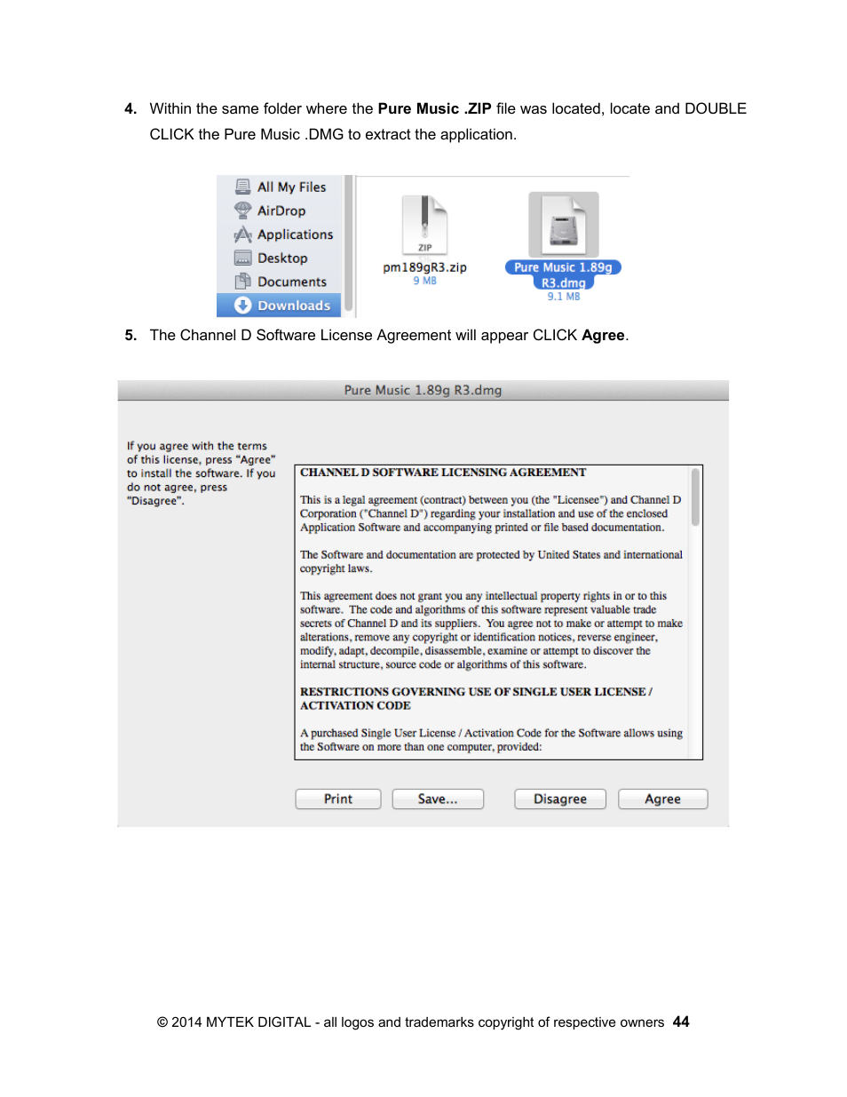 Mytek Digital Stereo 192- DSD DAC Software (v.2) User Manual | Page 44 / 78