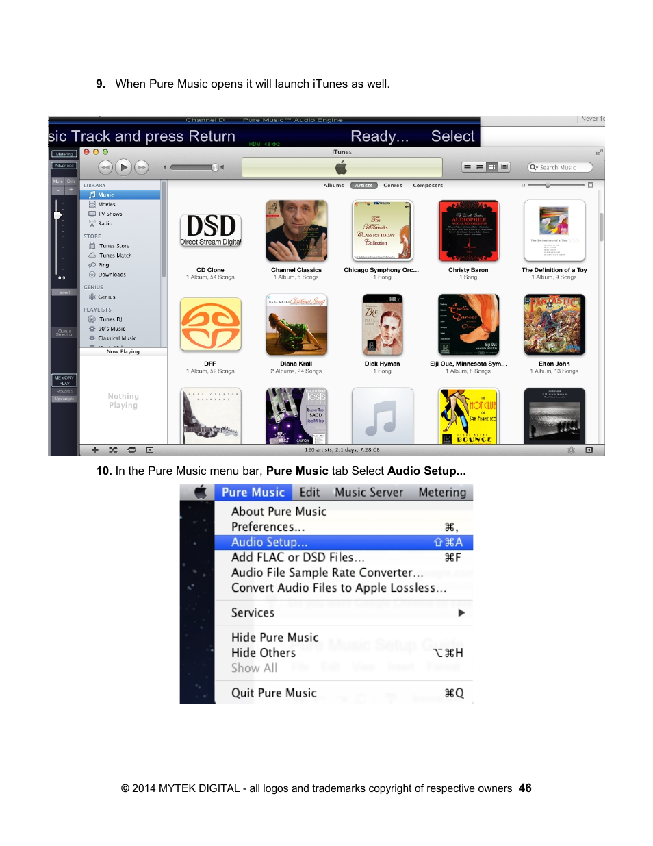 Mytek Digital Stereo 192- DSD DAC Software (v.2) User Manual | Page 46 / 78