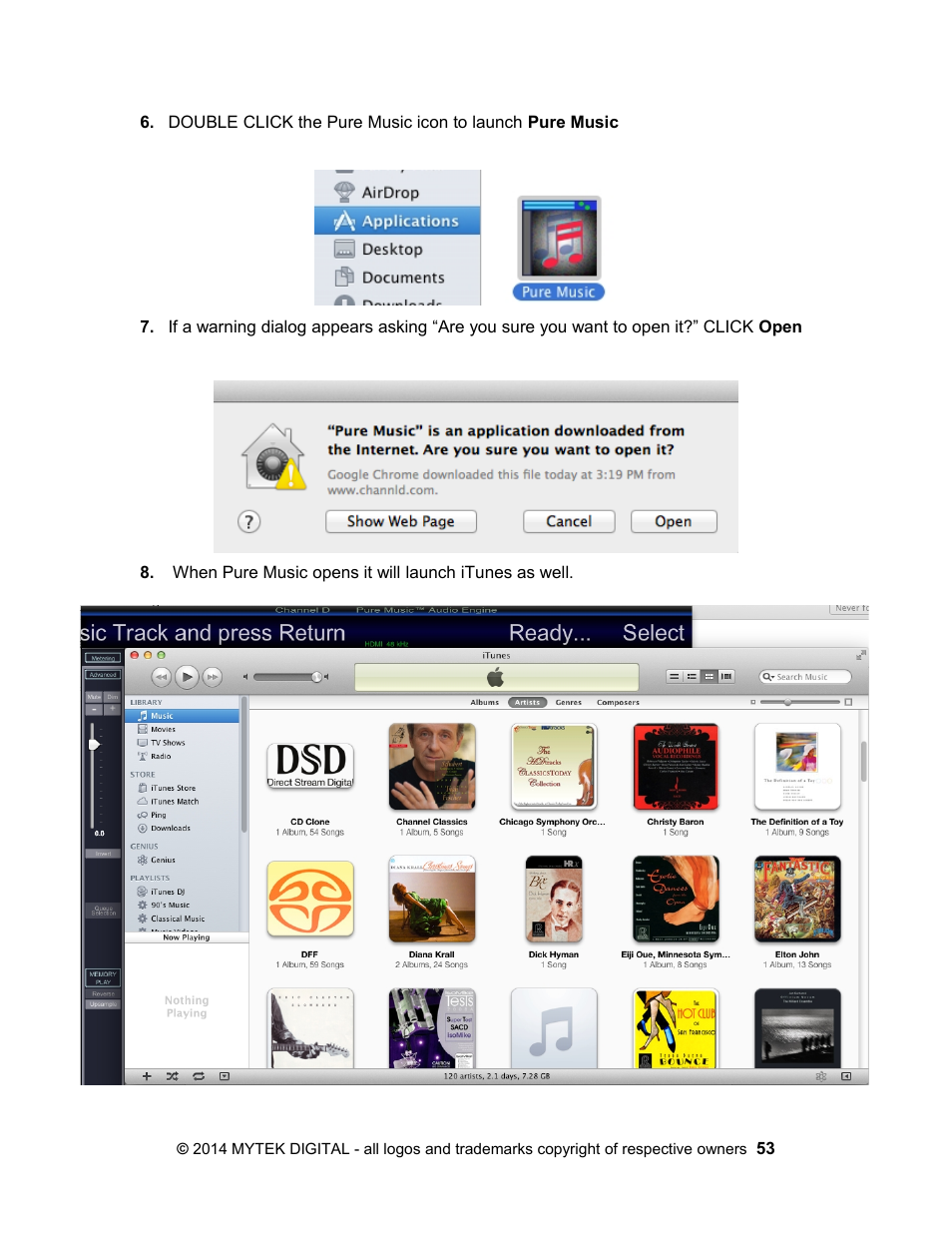 Mytek Digital Stereo 192- DSD DAC Software (v.2) User Manual | Page 53 / 78