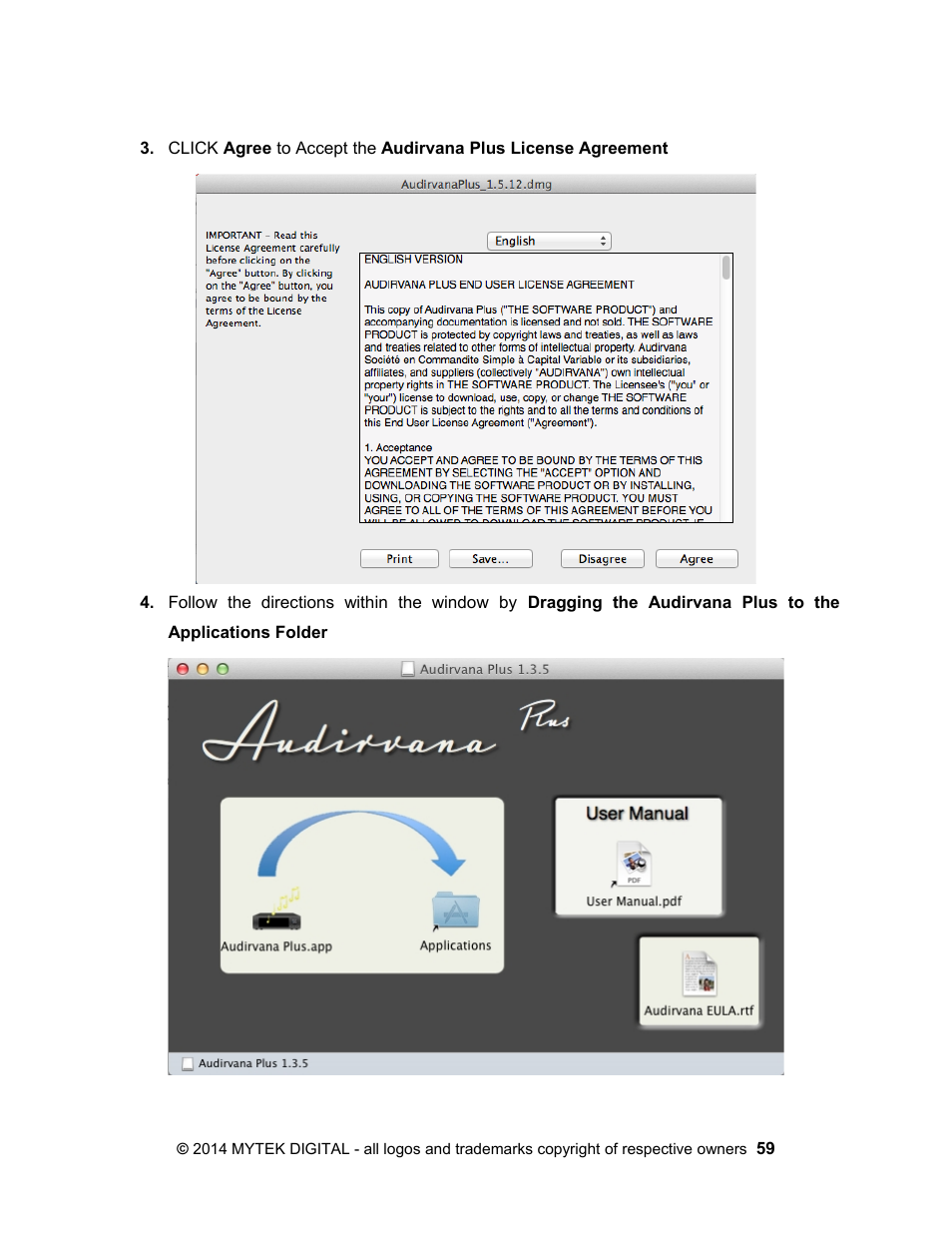 Mytek Digital Stereo 192- DSD DAC Software (v.2) User Manual | Page 59 / 78