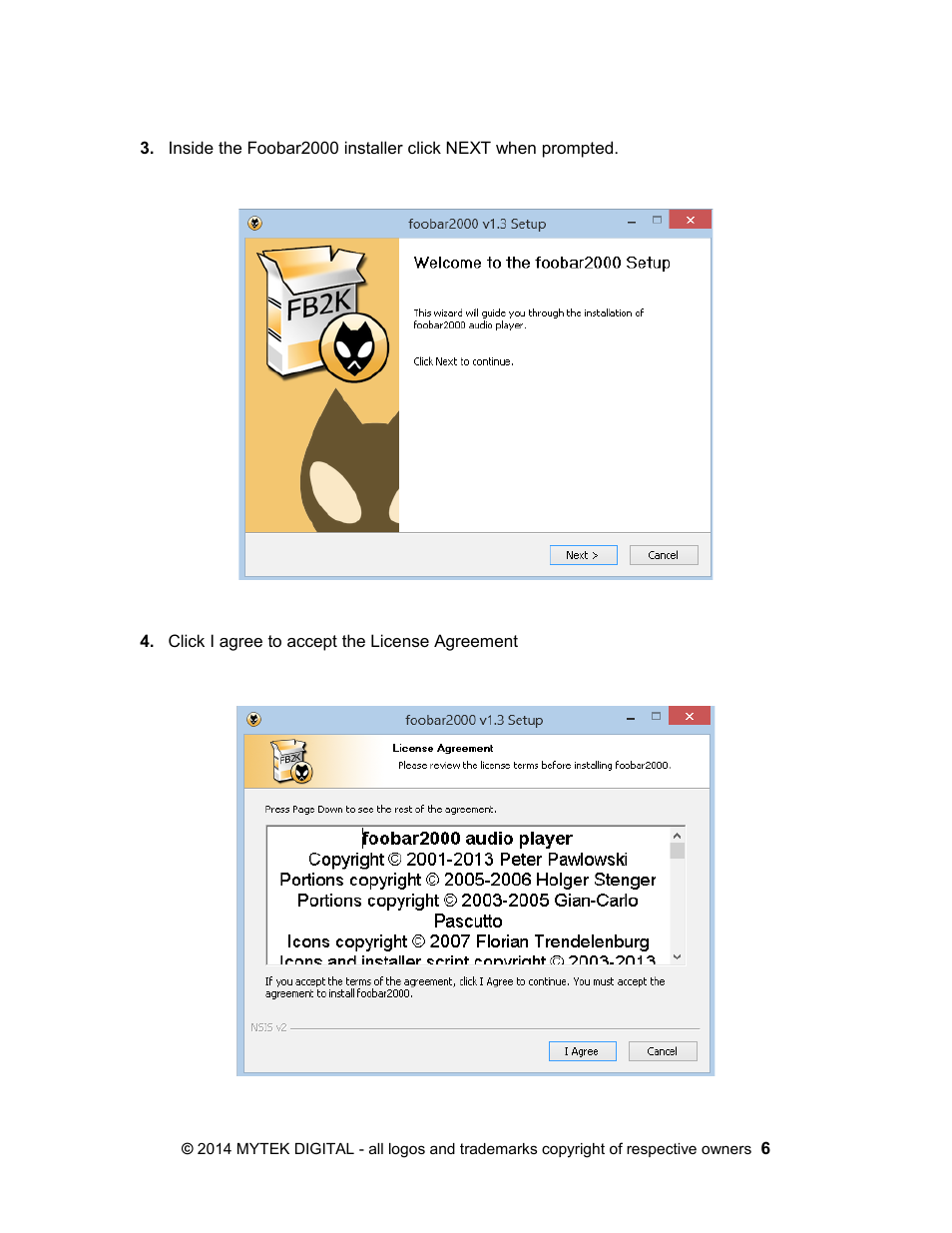 Mytek Digital Stereo 192- DSD DAC Software (v.2) User Manual | Page 6 / 78