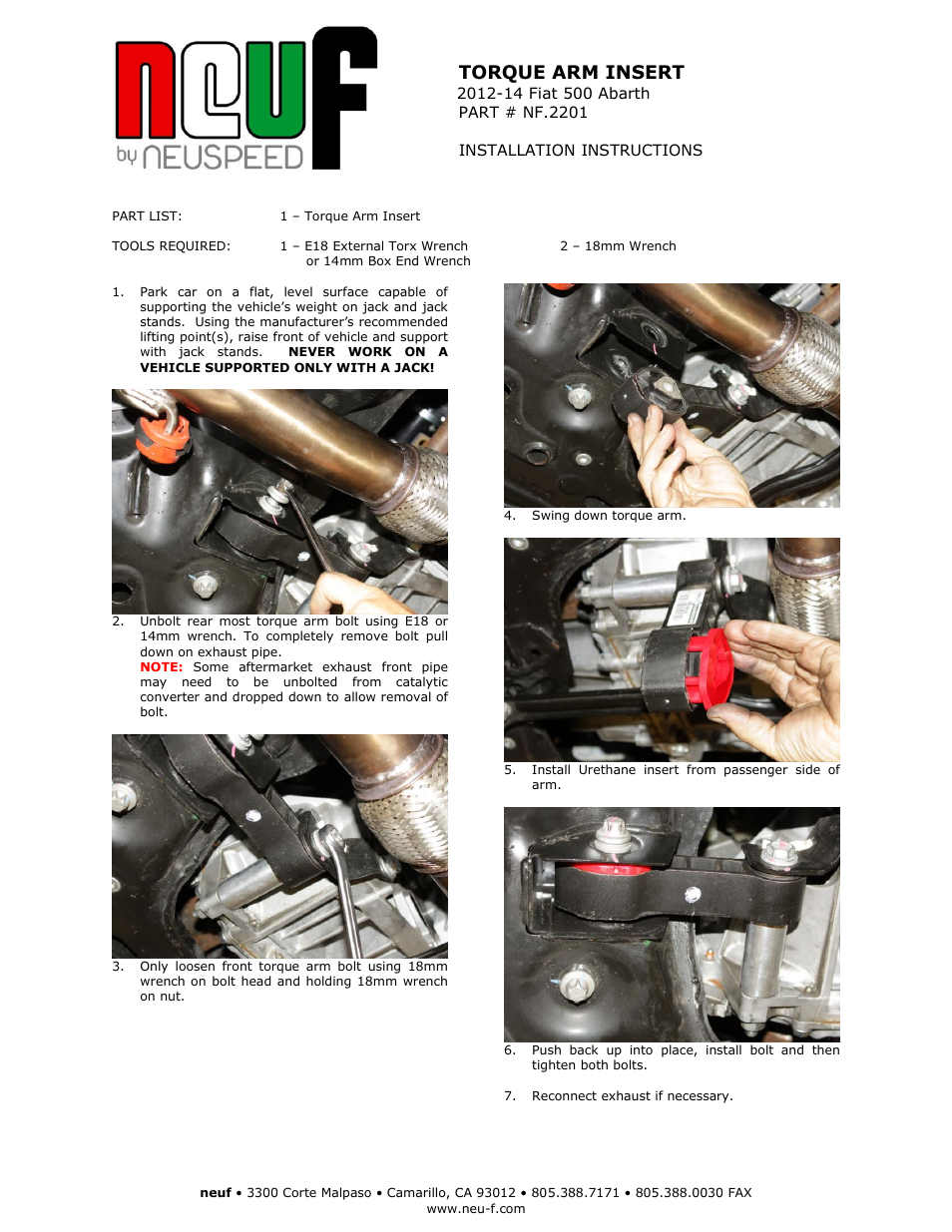 Neu-F NF.2201 User Manual | 1 page