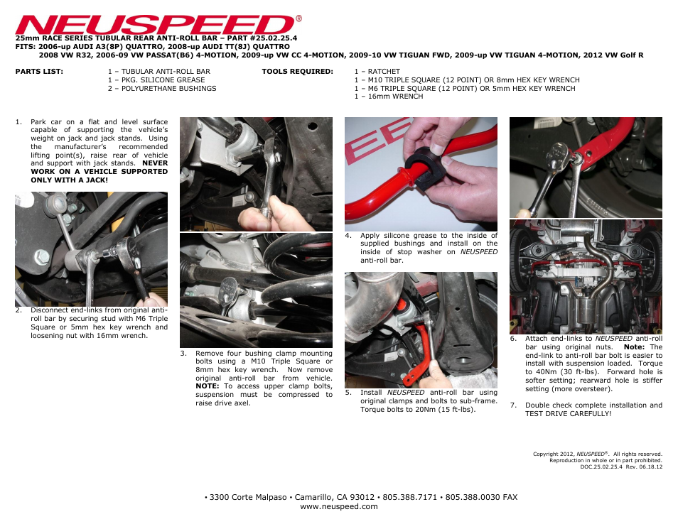 Neuspeed 25.02.25.4 User Manual | 1 page