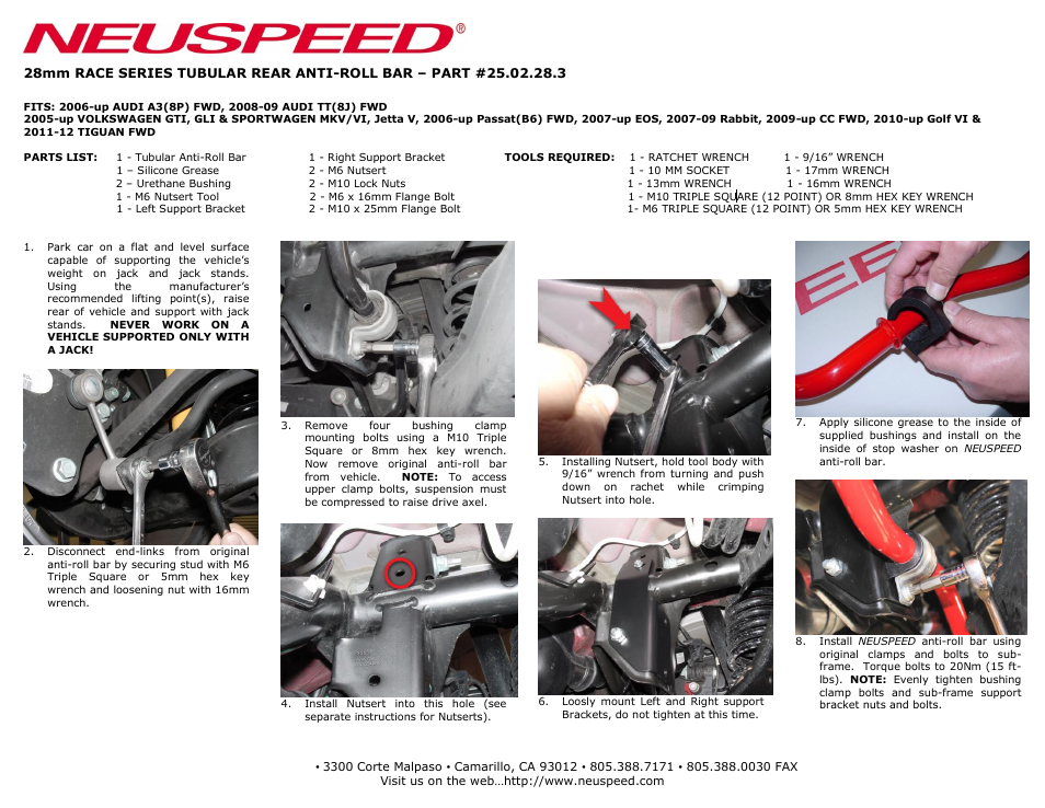 Neuspeed 25.02.28.3 User Manual | 2 pages