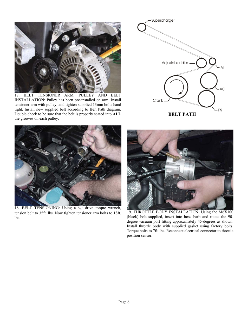 Belt path | Neuspeed 49.10.95 User Manual | Page 6 / 15