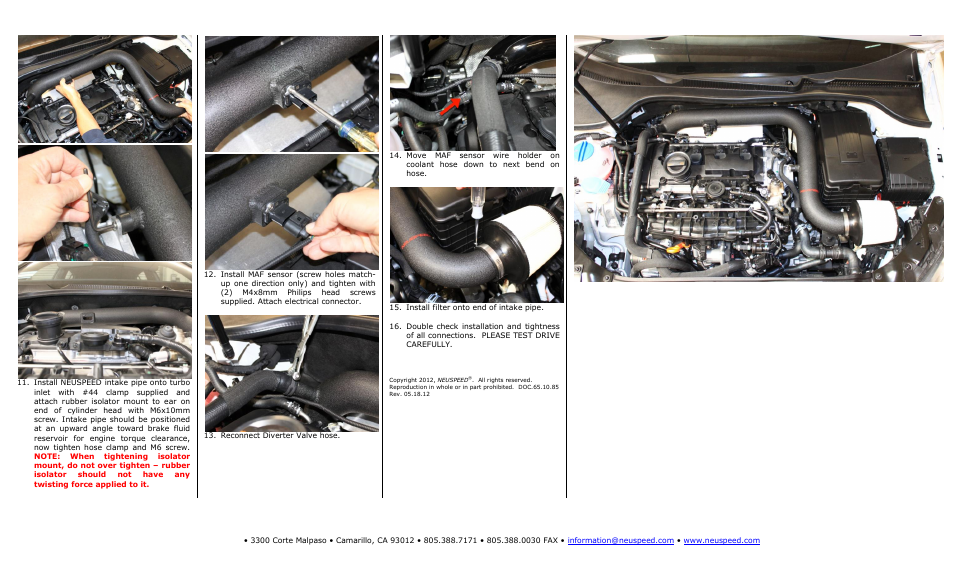 Neuspeed 65.10.85 User Manual | Page 2 / 2