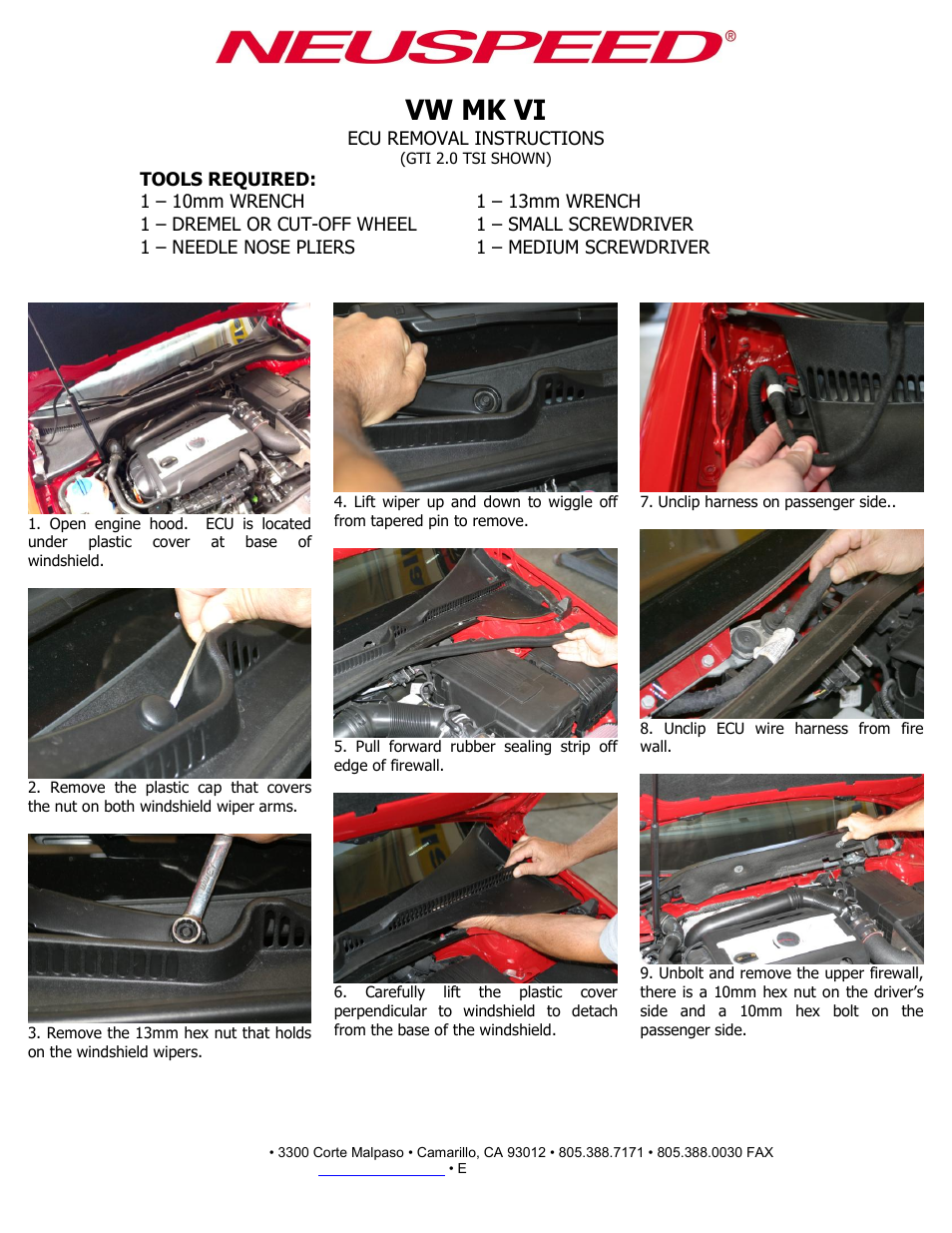 Neuspeed CHIP.20T.17.PW11-12 User Manual | 2 pages