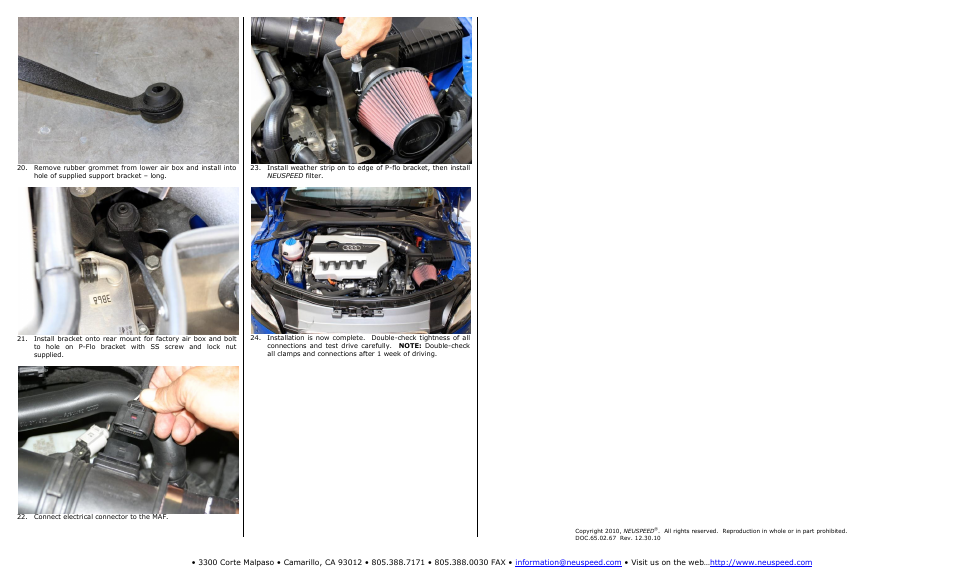 Neuspeed 65.02.67 User Manual | Page 3 / 3
