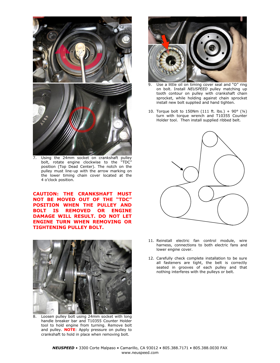 Alt p/s crank a/c | Neuspeed 62.02.68 User Manual | Page 2 / 2