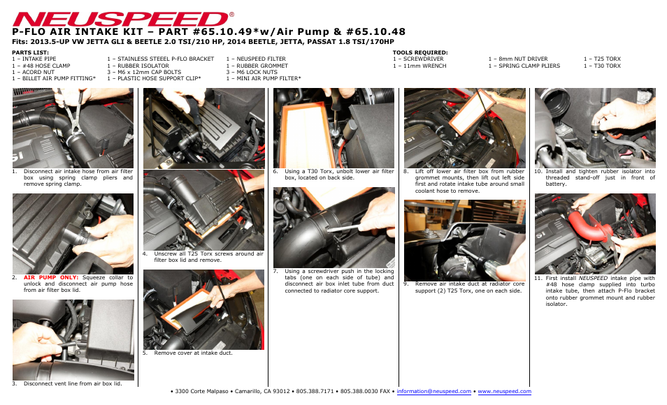 Neuspeed 65.10.48 User Manual | 2 pages