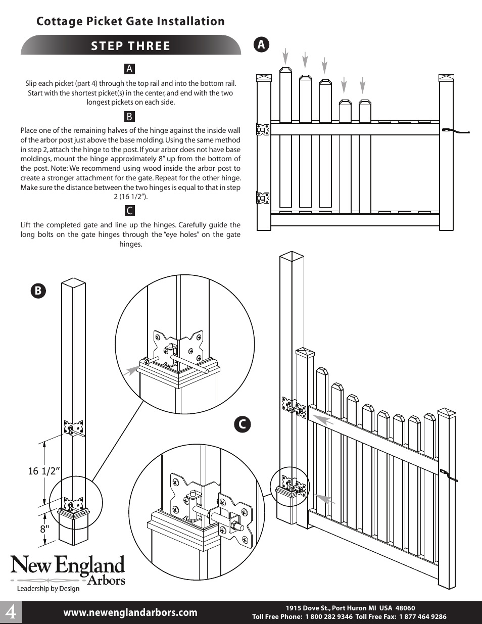 New England Arbors VA84258 User Manual | Page 4 / 5