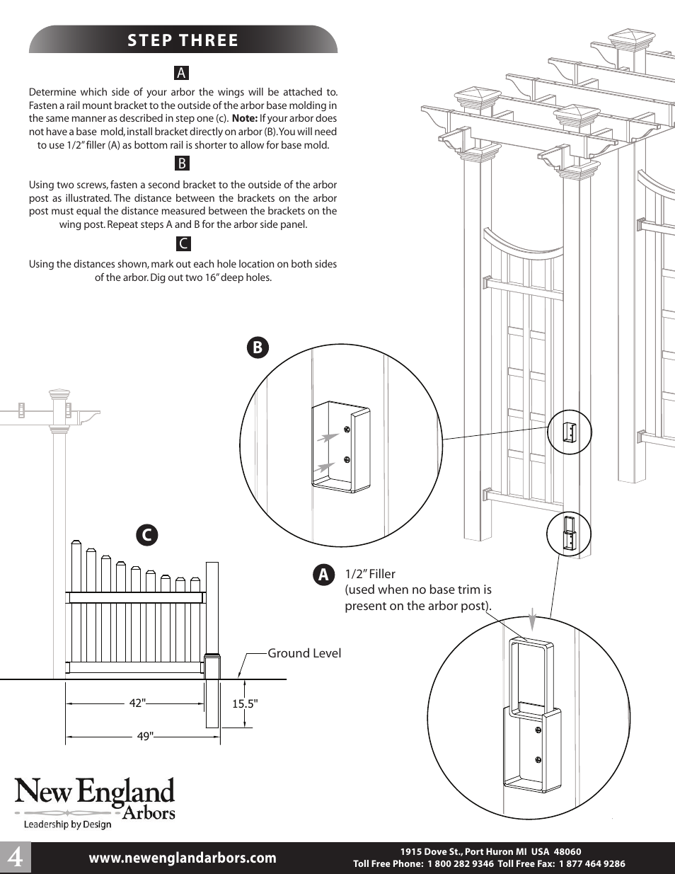New England Arbors VA74338 User Manual | Page 4 / 5