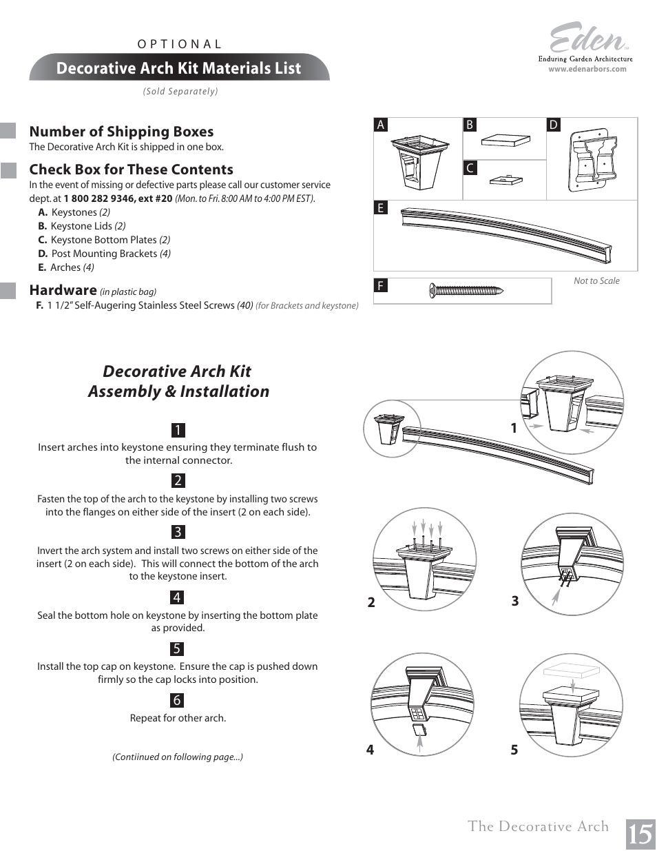New England Arbors VA42023 User Manual | 2 pages