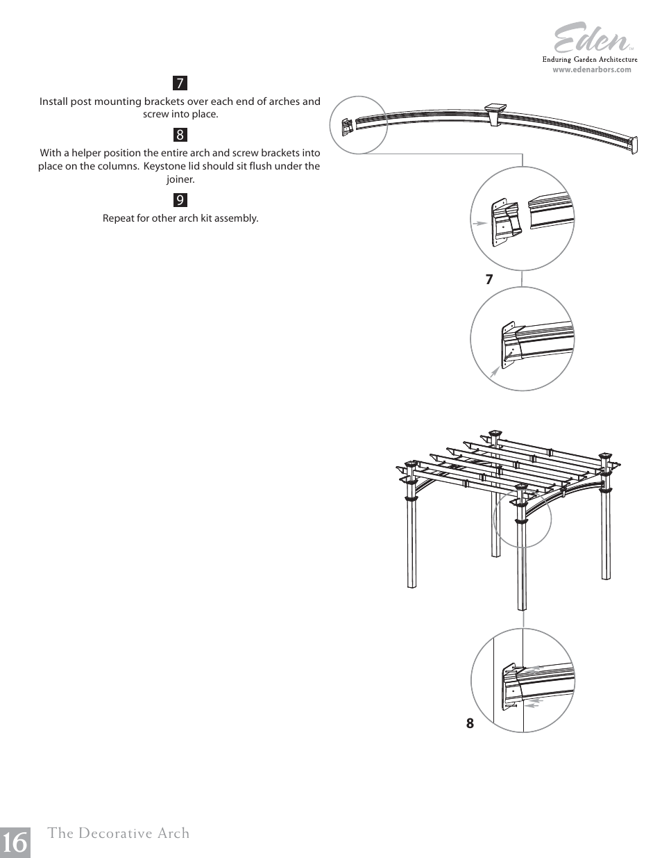 Archkit2 | New England Arbors VA42023 User Manual | Page 2 / 2