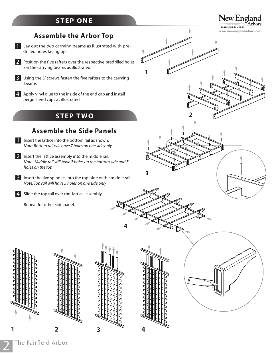 New England Arbors VA84226 User Manual | Page 2 / 5